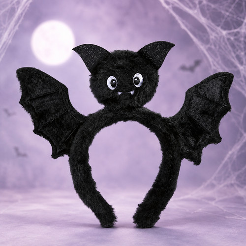Fledermaus haarreif schwarz - fledermaus-​haarreif,