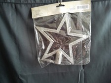 Christbaumspitze/neu/Silber/Gl