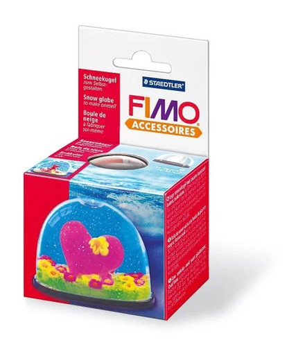 Fimo schneekugel oval 52 - 70,