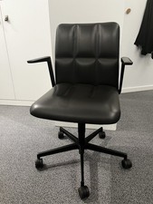 Leadchair Management / Walterknoll Drehstuhl Stuhl Stuhl Schwarz Leder Top Zust