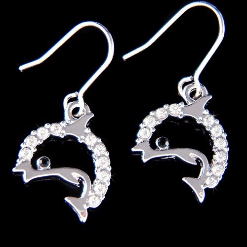 Delphin mit swarovski kristall - mit,