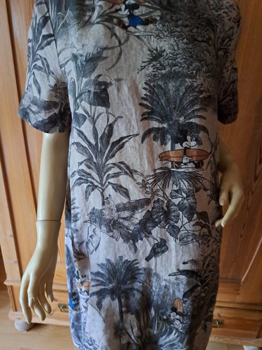 Leinenkleid von frogbox neu - leinenkleid,