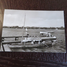 alte AK Neuruppin, Segelboot, Boot Poseidon, Ruppiner See, Brandenburg, DDR