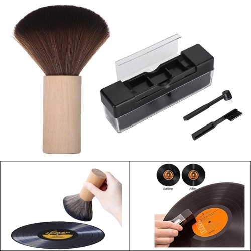 Record cleaning brush - cleaning,
