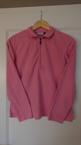 Ski pullover aus fleece - ski-pullover, rosa