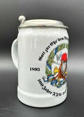 Vintage porzellan bierkrug - vintage,