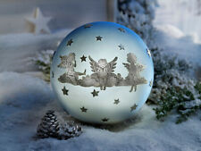 LED-Kugelleuchte Engelszene Himmlische Lichtdekoration Haus und Garten Ø 23 cm