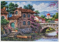 Art Puzzle "Canal with