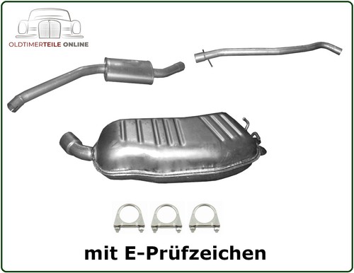 Auspuff set für bmw e83 - auspuff, x3