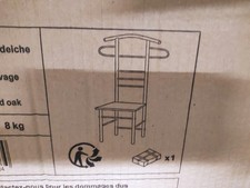 2x Herrendiener 2er-Set Kleiderständer Stummer Diener Garderobe Stange Bügel