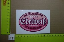 Alter Aufkleber Reise Hotel Stadt Land EDELWEISS Grossarltal Österreich (B)