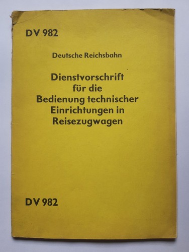 Dienstvorschriften der - , dr