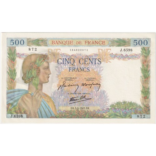 Frankreich 500 francs la - 500,
