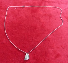 333er Gelbgold Anker Halskette mit Anhänger & 4 Zirkone  2,5 Gramm