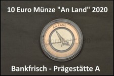 @ 10 Euro Sammlermünze An Land 2020 A Berlin BRD bankfrisch - Polymer Münze@