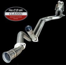 Mercedes W124 260 300E Edelstahl Auspuff Hosenrohr 200 Zellen Metall Katalysator