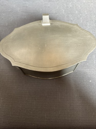 Zinn dose mit deckel - mit,