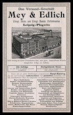 Alte Werbung 1903 Mey & Edlich