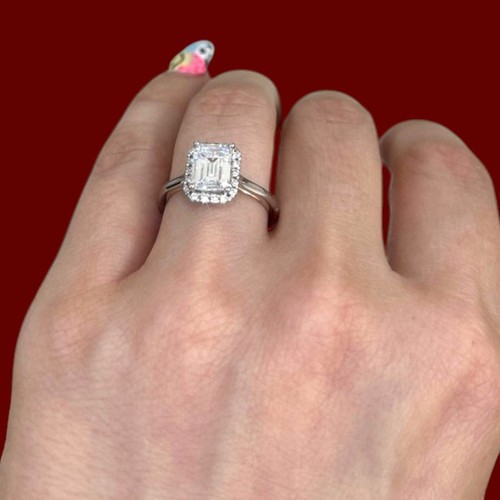 Luxus ring smaragdschliff - luxus,