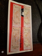 Invicta Airways Flugticket Um 1970