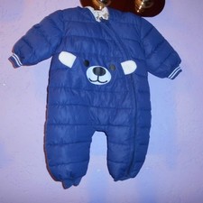 Schneeanzug Overall Kapuze Kinderoverall Gangxing Blau Hund Gr 70 Winteroverall
