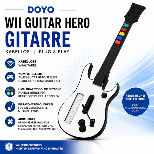 Doyo wii guitar hero gitarre - doyo,