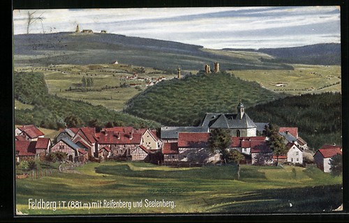 Ansichtskarte feldberg t - feldberg,