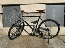 VSF Fahrradmanufaktur Herrenrad Stadtrad Schwarz Brooks Sattel & Griffe Braun