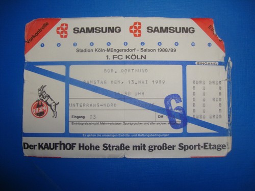 Ticket fc köln - ticket,