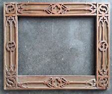 Holzrahmen neogotisch um 1880  Falz: 37,7 x 29 cm