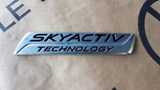 Original Mazda CX-3 DJ1/DK Emblem SKYACTIV TECHNOLOGY Heckklappe 06.2015-06.2018