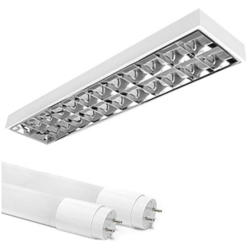 Led rasterleuchte 2x120cm - rasterleuchte,