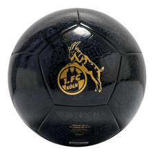 1 FC Köln DOM Fußball Schwarz Gold Design Ausweichtrikots Gr. 5 1FCK NEU OVP