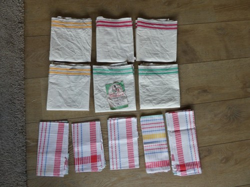 Vintage leinen handtücher - handtücher, /