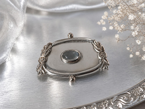 Jugendstil brosche mit - brosche,