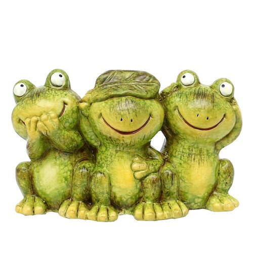 Lustige keramik froschgruppe - lustige,