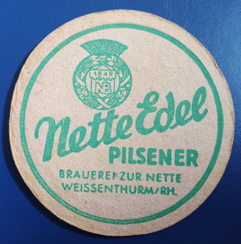 Bierdeckel brauerei zur - brauerei, nette