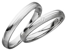 2x JC Trauringe Silber