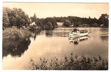 AK, Lychen UM, Blick auf den Stadtsee mit Dampfer, 1961