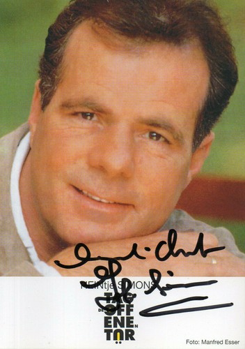 Autogramm hein simons - autogramm,