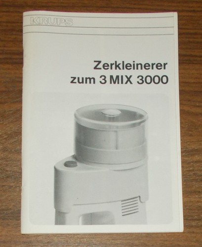 Bedienungsanleitung krups - bedienungsanleitung,