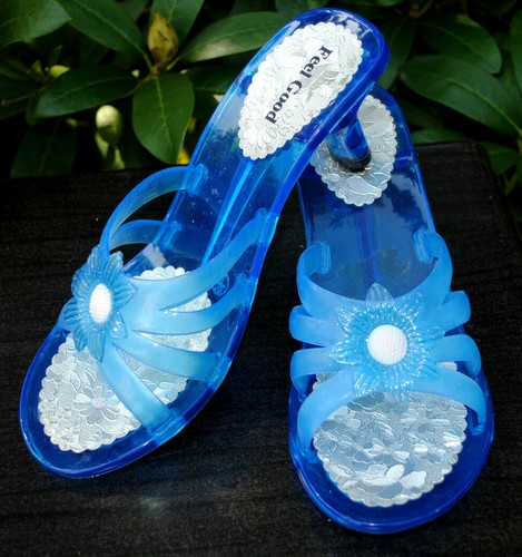 Transparente sommerschuhe - transparente,