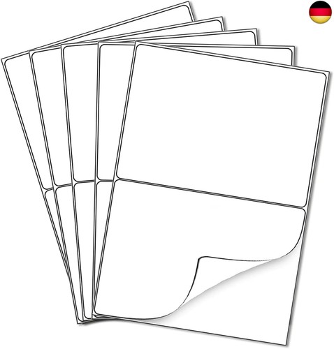 100 blatt universal etiketten - 100,