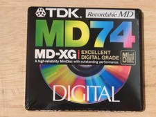 TDK Minidisc MD74 MD-XG
