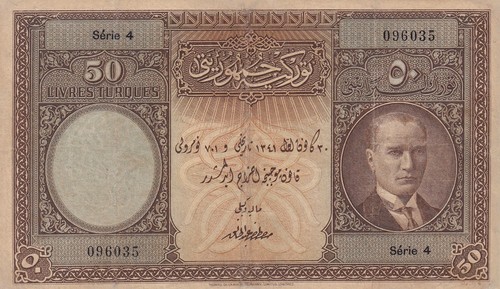 Türkiye lira 1927 - 50,