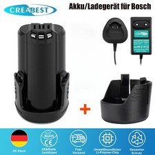 10.8V 3.0AH Li-ion Akku/Ladegerät für Bosch BAT412 D-70745 GSR GWI GSA 10.8 V-Li