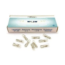 10 x W1,2W Lampen 1.2W 12V Birne Glühlampe Autolampe Lampe Tachobeleuchtung
