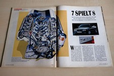 MOT 07/1992 BMW 740i E32 Motor mit 286PS seziert - ein interessanter Bericht auf