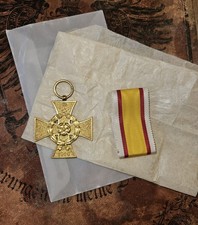 Kriegsverdienstkreuz Lippe - Detmold original mit langem Band in Papier und Tüte