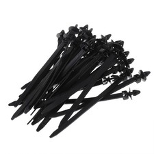 30 Pcs Nylon Black Car Auto